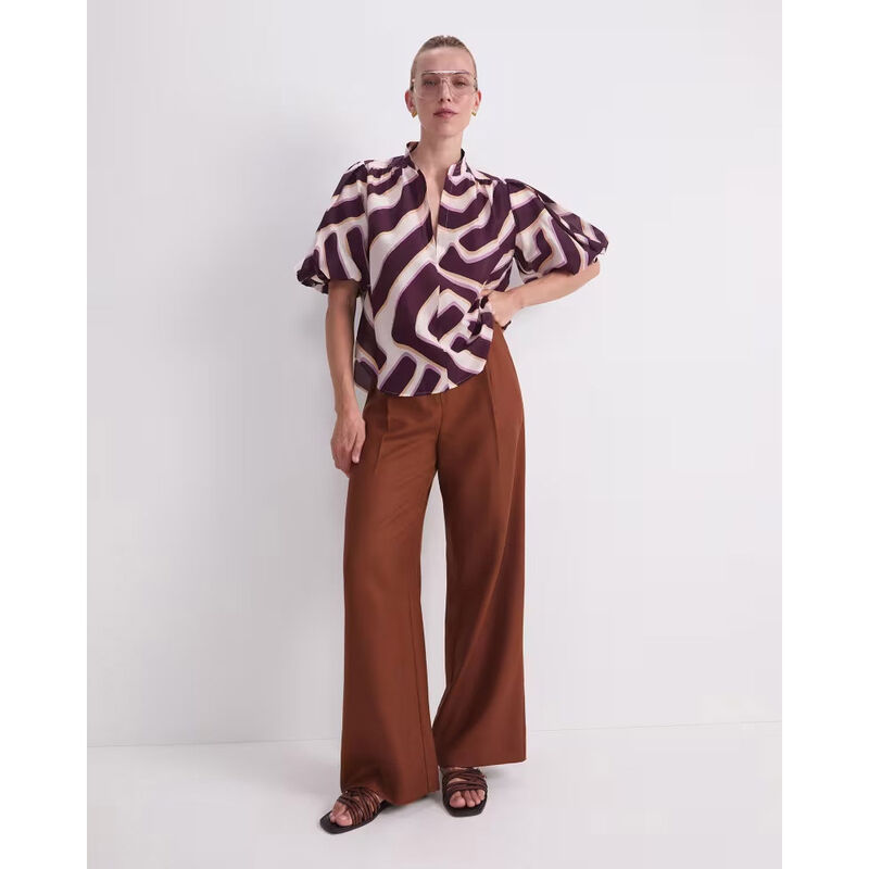 Sportscraft Penny SS Cotton/Silk Blouse image number 3